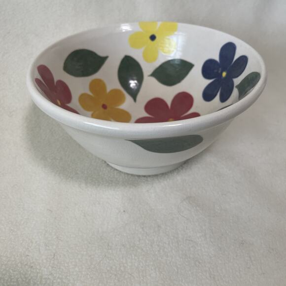 Earthenware Flowers Pattern Bowls Cereal-Soup Bowl - Picture 1 of 4